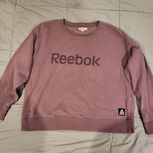 Reebok Purple Sweatshirt with Logo